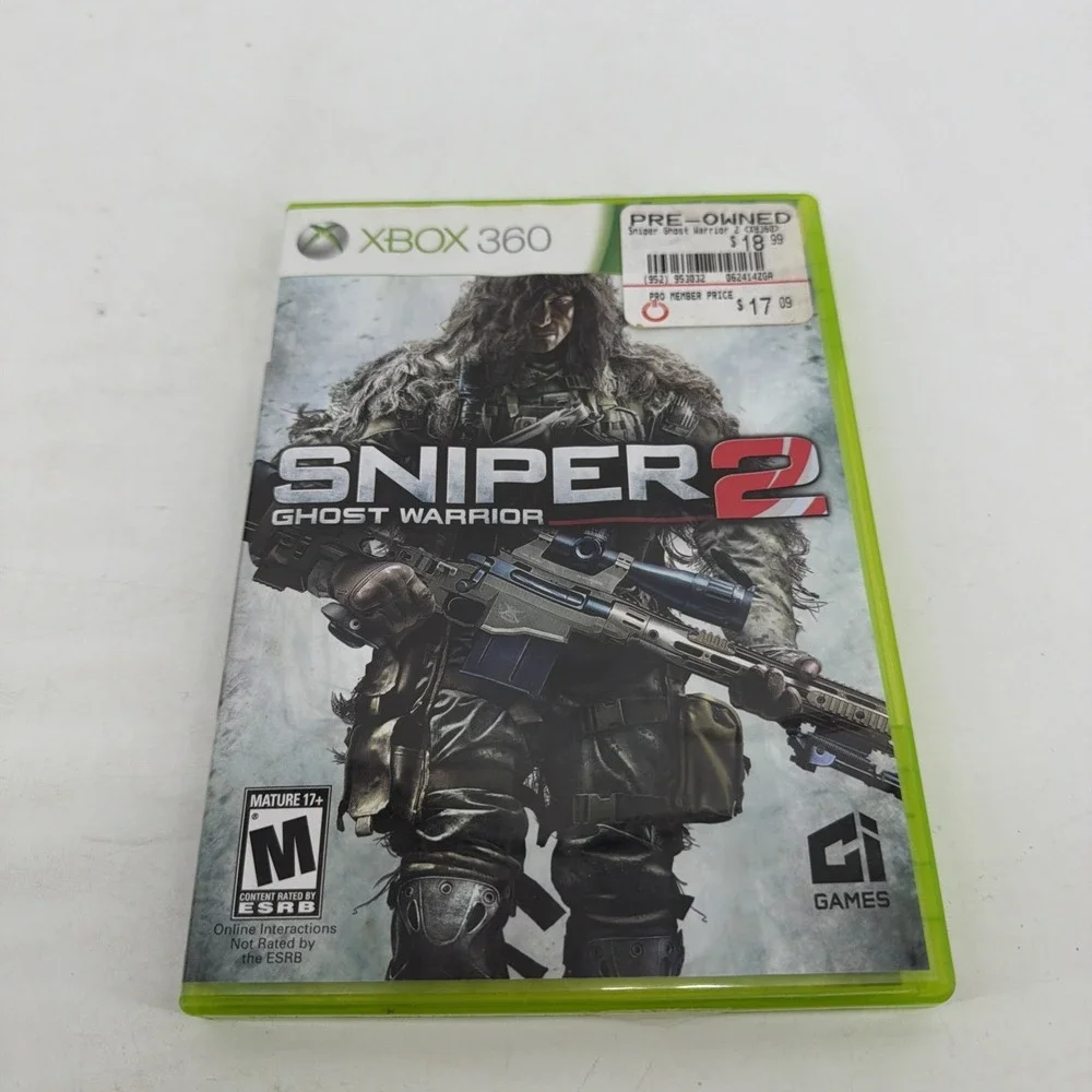 Sniper: Ghost Warrior 2 ¤ Game Complete Good! Microsoft Xbox 360 Authentic